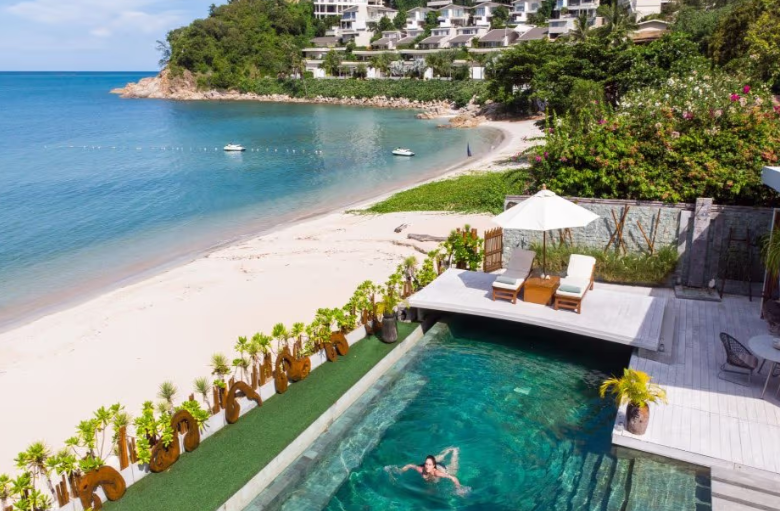 Beachfront villa in Koh Samui